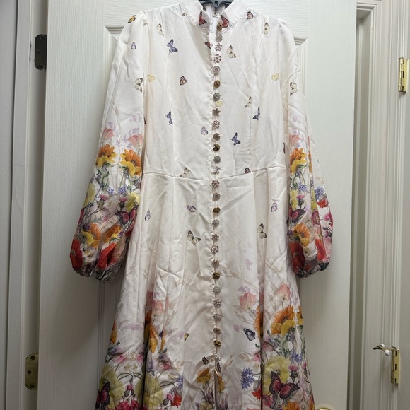 Floral Print Long Sleeve Dress - Picture 5 of 12